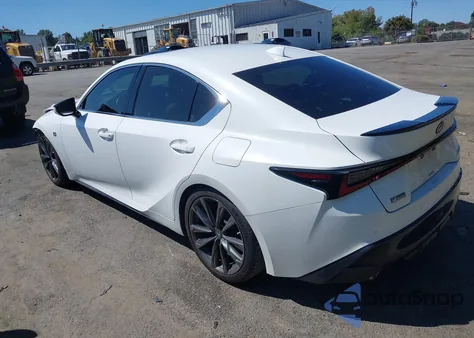 2021 Lexus Is 350 F Sport z USA, uszkodzony, nr VIN JTHGZ1B27M5047980
